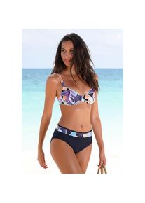 Sunseeker , Bikini-Hose »Tahiti«, mit bedrucktem Einsatz , marine-bedruckt , N-Gr , 46 -N-Gr , 46 , Mit modernem Print