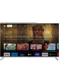 Strong, QLED-Fernseher &raquo;SRT 55UF8733&laquo; 139 cm/55 &prime;&prime; Smart-TV, silber/schwarz, Drahtlose Verbindung mit eingebautem WLAN