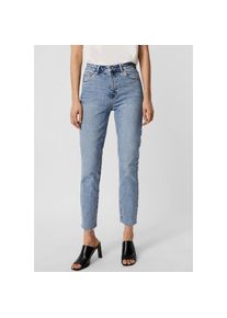 Véro Moda Vero Moda , Damen , Straight-Jeans »VMBRENDA«, mit leicht ausgefranstem Saum, stonewashed für einen Used-Look , light blue denim , Länge 32 , 28...
