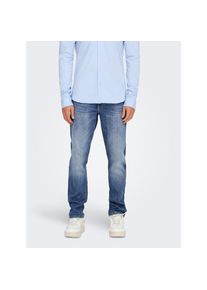 Only & Sons ONLY & SONS, Herren, Regular-fit-Jeans &raquo;ONSWEFT REG. BOX AZG DNM MU OTL&laquo;, Medium Blue Denim, L&auml;nge 32, 30 -L&auml;nge 32, Medium Blue Denim, Coole Jeans 
