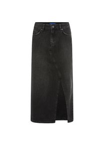 HUGO Blue , Jeansrock »Goja« in Midi-Länge, mit asymmetrischem Schlitz , Black 003 , M , M , Rock von HUGO Blue Womenswear