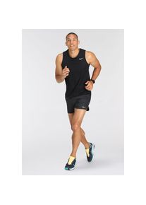 Nike , Laufshorts »DRI-FIT STRIDE MENS 5" BRIEF-LINED« , BLACK/BLACK/REFLECTIVE SILV , N-Gr , XXL -N-Gr , XXL , Kurze Laufshorts, ideal für das...