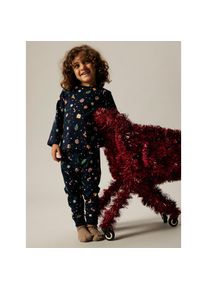 name it , Kinder , Schlafanzug »NMNVISMAS LS NIGHTSET« Set, 2 Stk. tlg. , Navy Blazer AOP:Xmas AOP Navy , 104 , 104 , Schlafanzug von name it für...