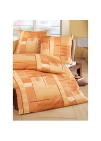 Biberna , Bettwäsche 4 Stk. tlg. , terrakotta , 100% Baumwolle , B/L: 135 cm x 200 cm
