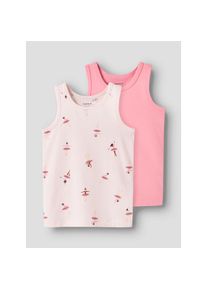 name it , Kinder , Unterhemd »NMFTANK TOP 2P BALLARINA NOOS« 2 Stk. tlg. , Pearl Pack:w/ Peony , 2 Stk. , 116 -2 Stk. , 116 , Unterwäsche von name...