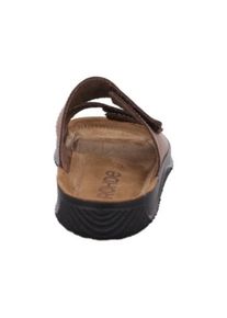 Rohde, Damen, Pantolette &raquo;Soltau-H&laquo; , Sommerschuh, Schlappen, Hausschuh mit Klettverschl&uuml;ssen, dunkelbraun, 39, dunkelbraun, Hausschuh mit 