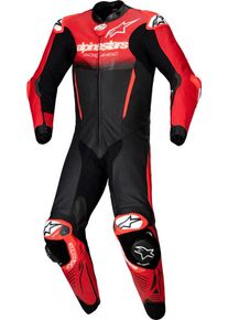 Alpinestars GP-R7, leather suit 1pcs. , color: Black/Red , size: 46