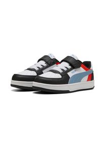 Puma , Jungen , Sneaker »CAVEN 2.0 BLOCK AC+ PS« , Puma White-Cool Blue-Puma Black , 35 , 35 , Aufwendig verarbeitetes Synthetik-Obermaterial