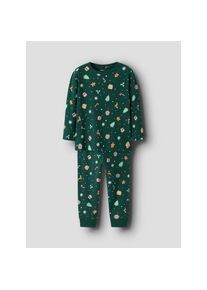 name it , Kinder , Schlafanzug »NMNVISMAS LS NIGHTSET« Set, 2 Stk. tlg. , Botanical Garden AOP:Xmas AOP , 122 , 122 , Schlafanzug von name it für...