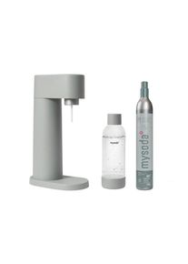 MYSODA Wassersprudler , Salbeigrün , Naturmaterialien , 13x41x24.5 cm , Geschirr, Wasseraufbereitung, Wassersprudler