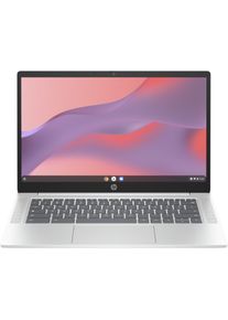 HP Chromebook 14a-nf0702nd - 14 inch (AE1B6EA#ABH) (14", 8 GB, Niederl&auml;ndisch), Notebook, Silber