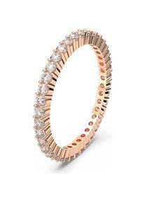 Swarovski, Ring, Vittore Ring Rundschliff Weiss Roségold, (55)