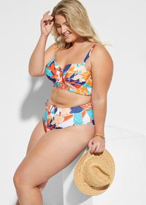 bonprix Bikini na fiszbinach (2 części), biały, 40 (80C)