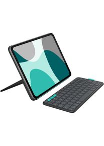 Logitech 920-013403, Tablet Tastatur, Grau