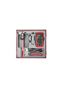 Teng Tools Teng Tools Metric Digital Caliper, Feeler Gauge, Multimeter, Thread Gauge TTDCM Measuring Set - TTDCM