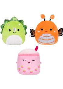 Jazwares Micromallows Plüsch 6,5 Cm 3 Packung Mony, Tristan, Victoria (5 cm)