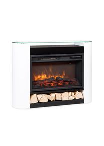 Klarstein Studio 10 Arc, elektrický krb, 1800 W, LED plamene, ventilátor, diaľkové ovládanie