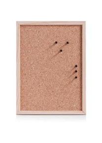 zeller Korktafel 30/40 cm , Braun , Naturmaterialen , 30x1.4x40 cm , Dekoration, Magnettafeln & Pinnwände