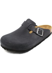 Birkenstock, Damen, Sandalen, Clogs Boston Normal, Schwarz, (40)