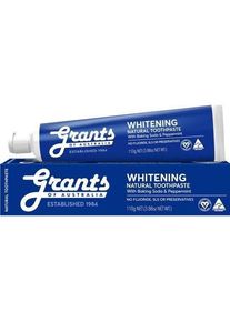 Grants of Australia, Zahnpasta, Whitening Natural Toothpaste With Baking Soda And Mint Whitening Natural