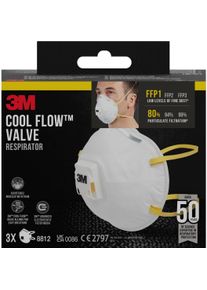 3M, Atemschutzmaske, Aura Maske mit Ventil (FFP1, 3 x)