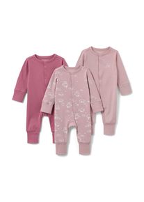 Tchibo - 3 Baby-Pyjamas - Baby - Gr. 74/80 - creme