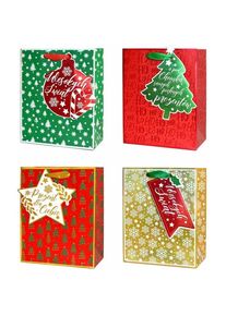 Kukartka, Geschenkverpackung, QPS-067 Weihnachts-MIX-Tasche (Geschenktüte, 12 x)