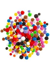 DP Craft Polyester-Pompons Mix 300 Stk
