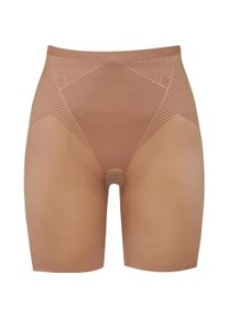 Spanx, Damen, Bodys, Shapewear Hose "Thinstincts 2.0 Mid-Thigh", Braun, (M, 38 D)