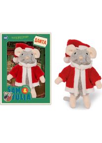 Media Maskottchen aus dem Mäusehaus. Weihnachtsmann