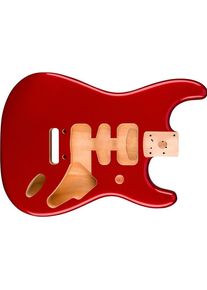 Fender Deluxe Series Stratocaster HSH Alder Body Candy Apple Red losse elzenhouten solid body voor elektris, Zubehör Instrumente, Rot