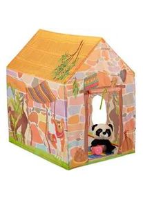 Relaxdays Spielzelt , Orange , Textil, Kunststoff , 74x96 cm , Spielzeug, Kinderzelte