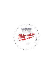 Milwaukee Wood 165mm Cutting Length Circular Saw Blade, Pack of 1 - 4932471931