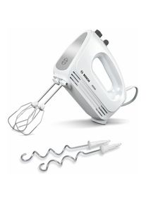 Bosch , Handmixer »CleverMixx MFQ24200, Edelst. Rührbesen/Knethaken, 4 Stufen, weiß« 400 W Auswurftaste, leichtes Gehäuse, Made in Europe ,...