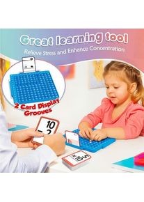 Math Cards Educational Toys With Board Math Games For Kids Ages 1-6 Boys Girls Home Nursery Classroom School Kindergarten