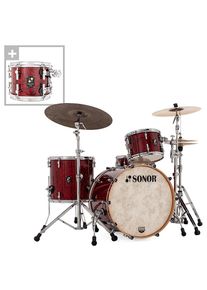 SONOR Momentum Maple 22"/10"/12"/16" Red Pearl Shellset Batterie