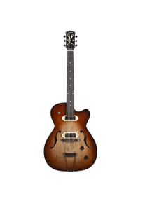 Godin Thinline Kingpin Vintage Burst Gold Foil Guitare électrique