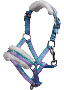 HKM Funny Horses Halfter, türkis/flieder, Shetty