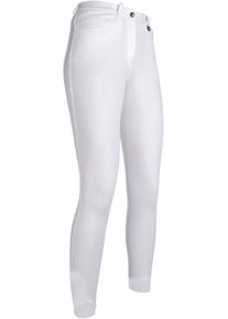 HKM Kate Reithose mit Silikon-Kniebesatz, weiß, 34