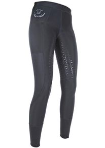 HKM Mesh Reitleggings, Silikon Vollbesatz, schwarz, 44/46