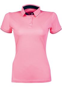 HKM Classico Poloshirt, neon koralle, XS