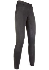 HKM Yvi Reitleggings, Silikon Vollbesatz, schwarz, 42