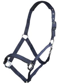 HKM Sydney Style Halfter, weich unterlegt, dunkelblau, Kaltblut