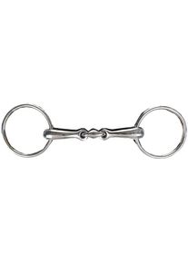 HKM Gebiss, anatomisch, doppelt gebr., 16mm, Edelstahl, 70mm/145mm Weite