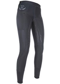HKM Mesh Reitleggings, Silikon Vollbesatz, schwarz, 32/34