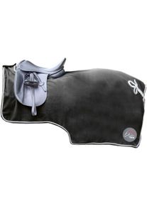 HKM Nierenabschwitzdecke, schwarz, 155