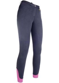 HKM Kate Reithose mit Silikon-Vollbesatz, dunkelblau, 48