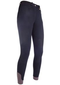 HKM Kate Reithose mit Silikon-Kniebesatz, schwarz, 146