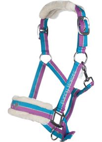 HKM Funny Horses Halfter, violett/aqua/silber, Shetty