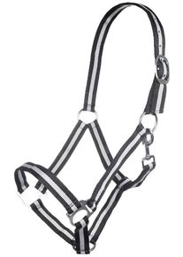 HKM Budapest Halfter, schwarz/silber, Vollblut